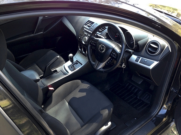 2009 Mazda 3 Maxx Sport Hatch Auto Black 1548 Interior Front
