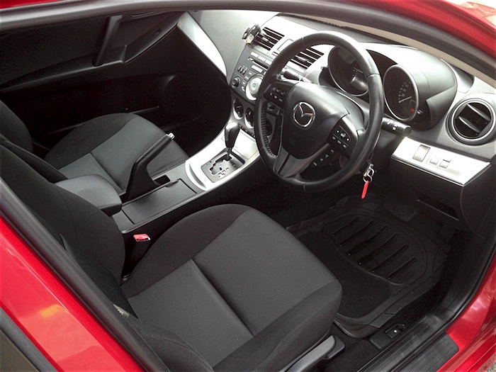 2009 Mazda 3 Maxx Sport Sedan Auto Red 1580 Interior Front