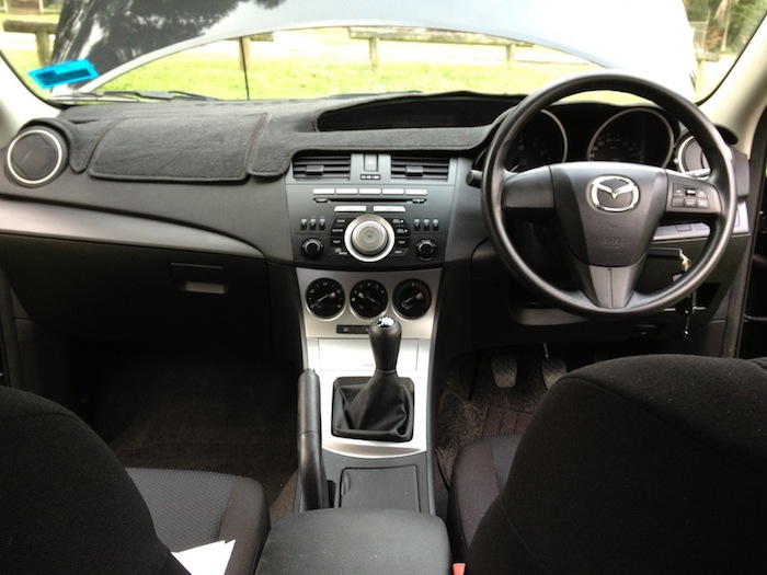 2010 Mazda 3 Bl Series 1 Neo Black 1303 Interior Front