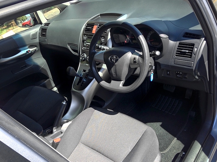 2010 Toyota Corolla Ascent Hatch Auto Grey 1476 Interior Front