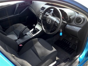 2011 Mazda 3 Neo Sedan Manual Blue 1565 Interior Front
