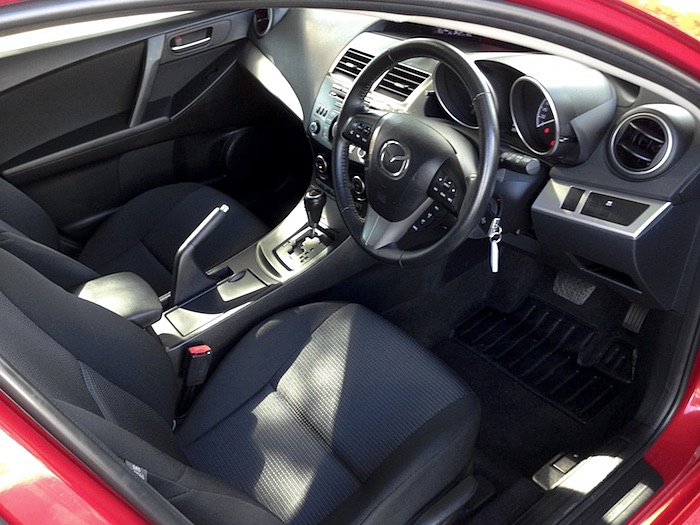 2013 Mazda 3 Maxx Hatch Auto Red 1504 Interior Front